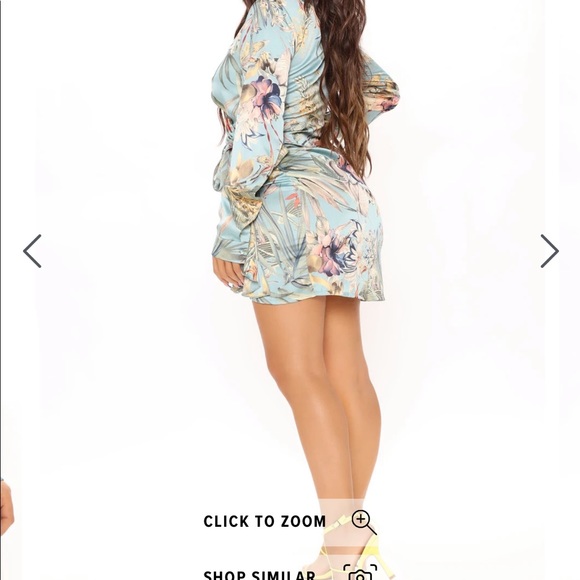 NWT FashionNova Paradise Mini Dress - Picture 3 of 7